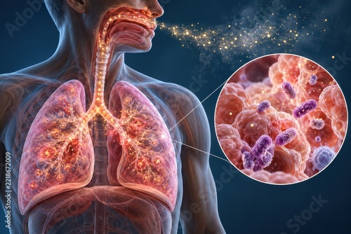 yersinia pestis respiratory infection spreads in a medical concept