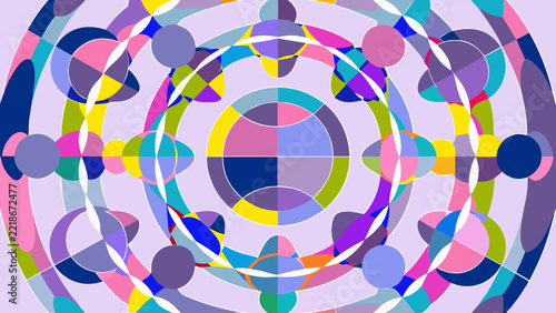 abstract background with circles