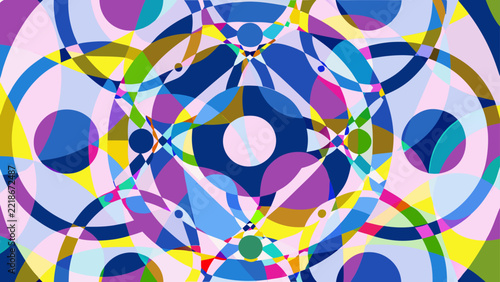 abstract background with circles