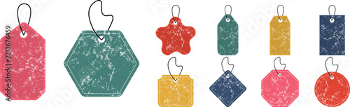 Retro Textured Price Tag
