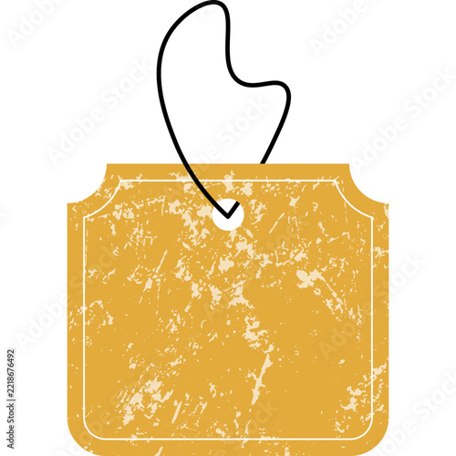 Retro Textured Price Tag
