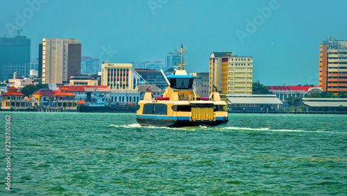 Malaysia, Penang Island. Georgetown Port