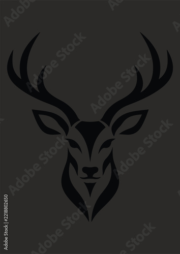 deer head vector illustration