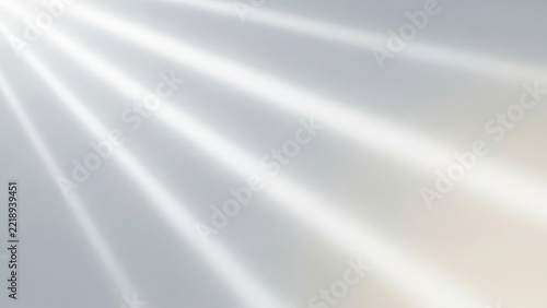 Soft light rays on transparent background