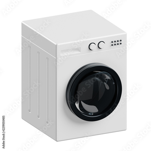 Washing Machine 3D Render