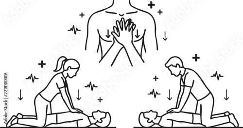 Vector illustration sketch of a loving mother dancing with her child in elegant fashion dress design art
