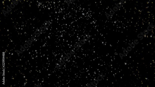 Snow Falling on Transparent Background Seamless Loop Alpha Channel 3D Animation