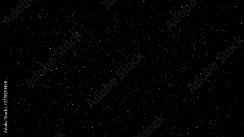 Snow Falling on Transparent Background Seamless Loop Alpha Channel 3D Animation