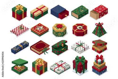 set of christmas gifts