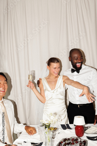 Wedding ring showoff