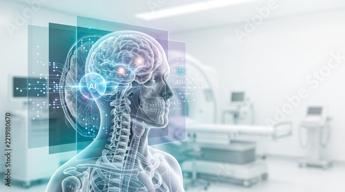 Futuristic Concept of AI Integration in Human Anatomy and Health