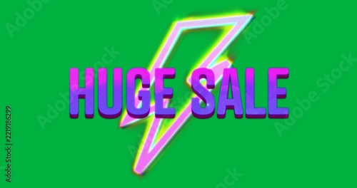 Retro Sales Advertisement Text