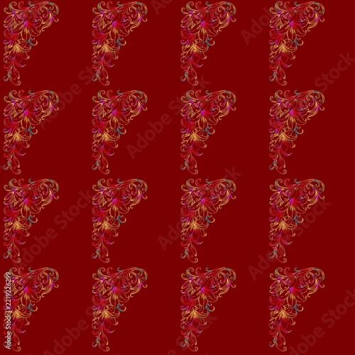 seamless pattern with hearts