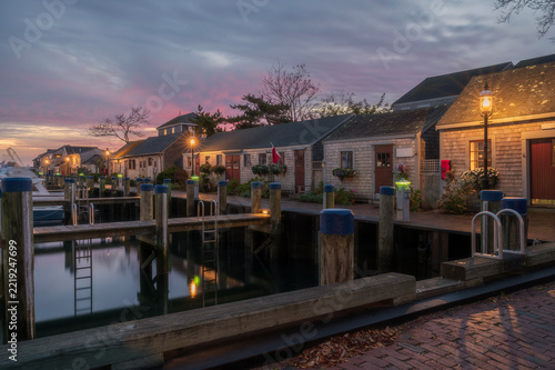 Old south wharf Nantucket dock houses