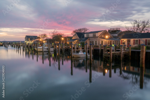 Old south wharf Nantucket dock houses