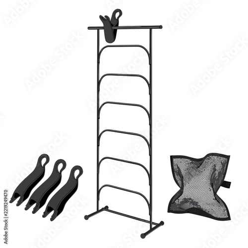 black and white umbrella