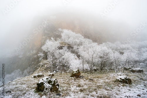 Winter Fog Rock
