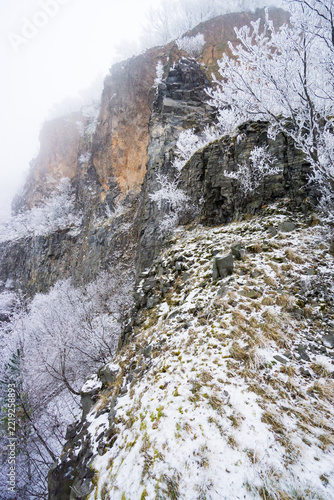 Winter Fog Rock