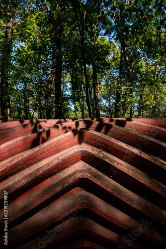 industrial screw gear in the nature