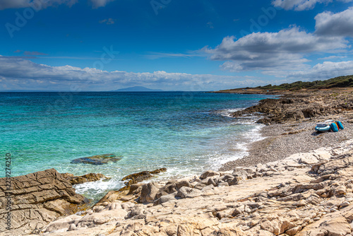 Croatia, Istria, view of coast near Liznjan