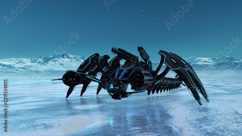 ロボット怪獣　3DCGレンダリング