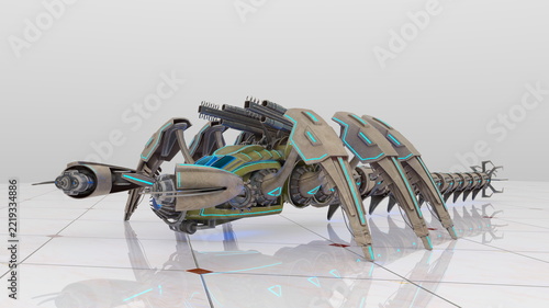 ロボット怪獣　3DCGレンダリング