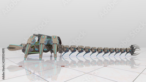 ロボット怪獣　3DCGレンダリング