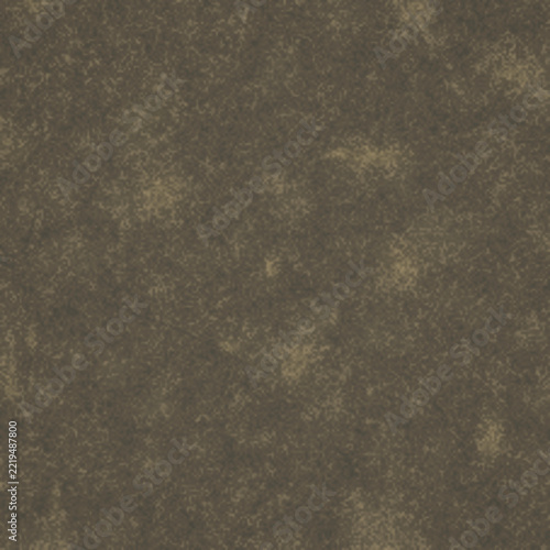 Dark Olive Brown Grunge Paper Texture with Irregular Mottling