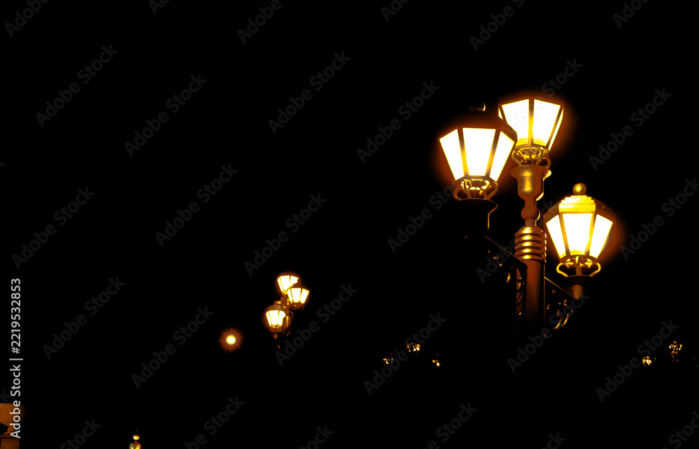 Fototapeta premium street lamp on the street