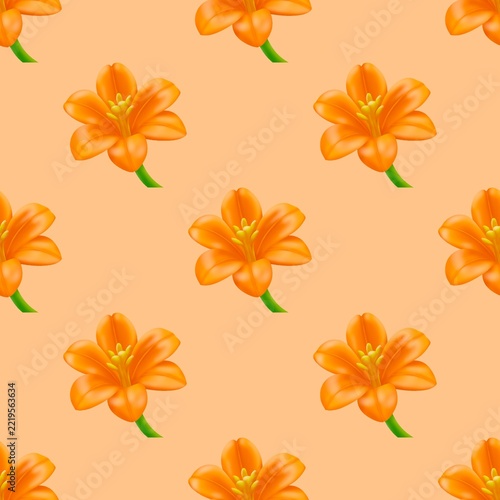 seamless background with flowers