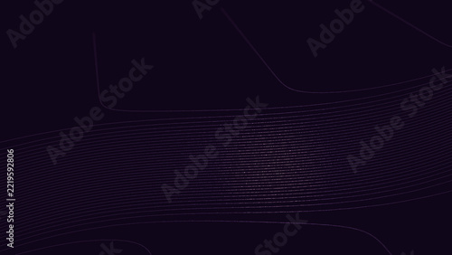 Contour fold and receding lines particle background
