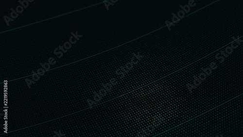 Suspended fold particle background