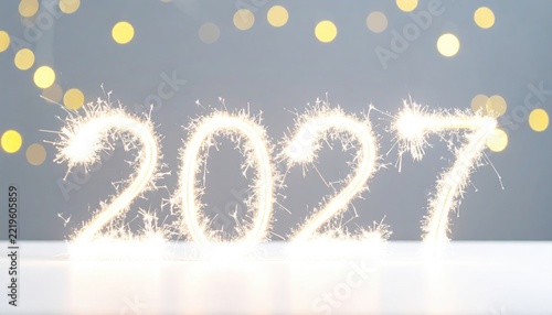 Golden Sparkler Celebration 2027 new year 