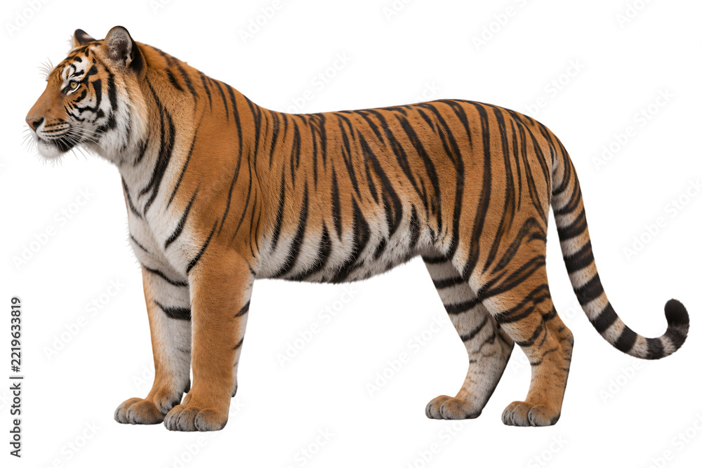 Obraz premium Tiger Left Profile