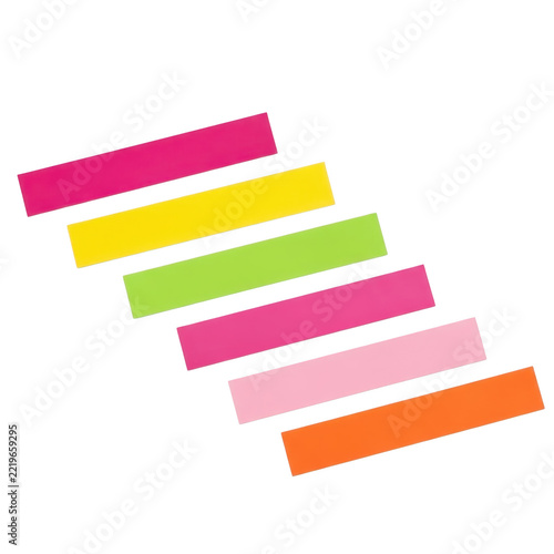 Colorful horizontal abstract stripes design