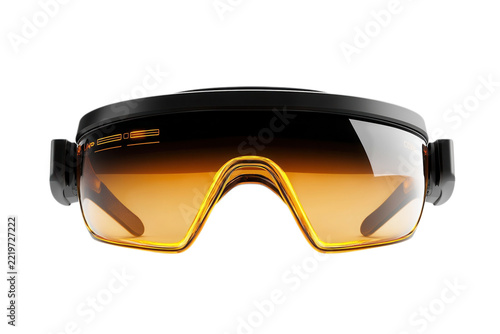 Virtual reality glasses isolated on white background for product catalog, ecommerce, advertising and commercial design projects