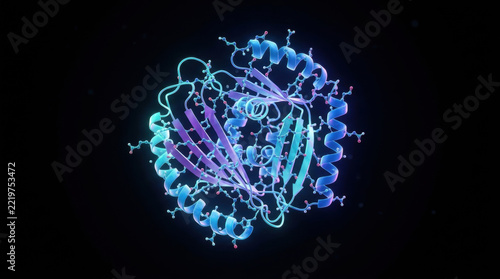 Vaccine research molecular structure protein biology science medicine health laboratory innovation