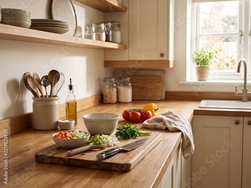modern kitchen interior