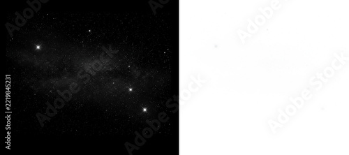 Dark Starry Sky, glowing night stars texture for cosmic design