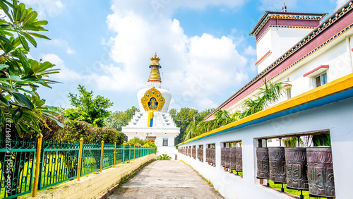 The Mindrolling Monastery, also known as the Buddha Temple, is a major Tibetan Buddhist center located in Clement Town, Dehradun