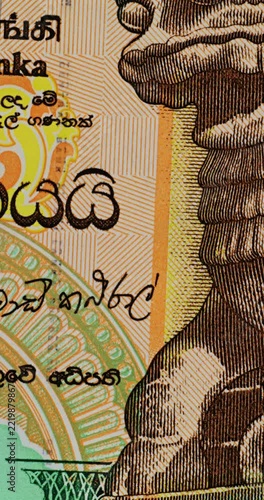 International Banknotes and Intricate Currency Details. Detailed banknotes present diverse international money including currency with vivid colors traditional motifs and varied denominations.