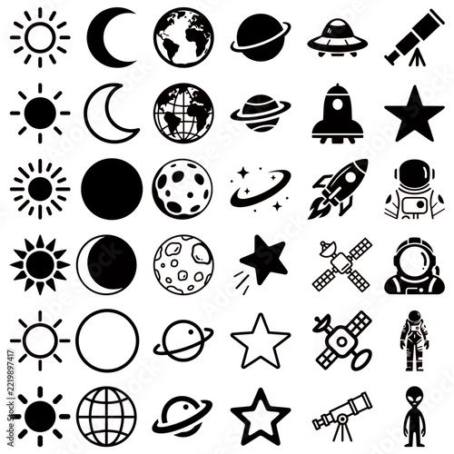 宇宙のアイコン