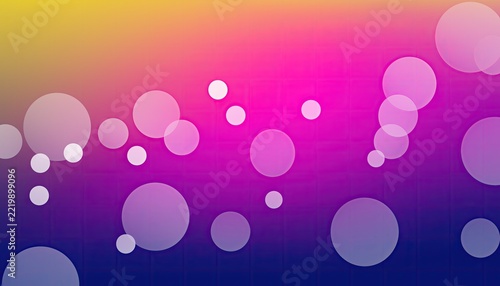 Vibrant Bokeh Lights Gradient Background Abstract Design.