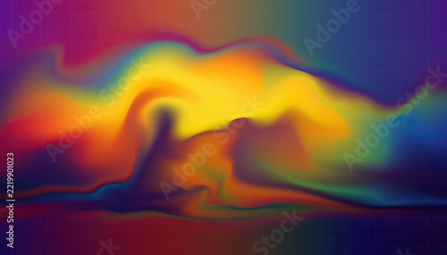 Vibrant Abstract Swirls of Color Flowing Like a Cosmic Nebula.