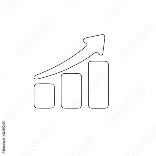 Business Growth Chart Icon