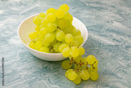 Green grape fruit still life