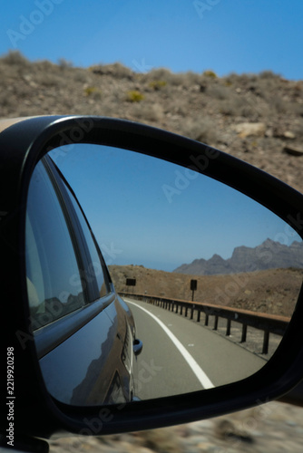 car driving on the road