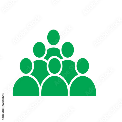 Green Group People Icon