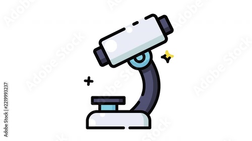 Doctor microscope icon symbolizes laboratory research, biology, medicine, healthcare innovation, discovery, and precision diagnostics ideal for medical and educational designs.