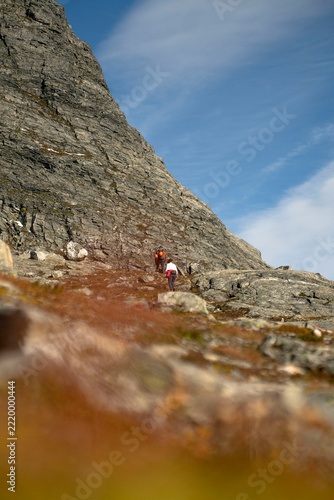 Two Climbers is preparing for adventure